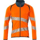 Mascot 19184-781 - Sweatshirt met Rits - Hi-Vis Oranje/Donkerpetrol
