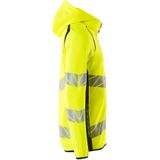 Hoodie - Tweekleurig - Polyester/Katoen - Moderne Pasvorm - Reflectie-effecten