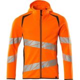 Hoodie - Tweekleurig - Polyester/Katoen - Moderne Pasvorm - Reflectie-effecten