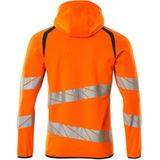 Mascot - 19284-781 - Capuchontrui - Oranje/Donkerpetrol - Hi-Vis, Reflectie-effecten, 50% Polyester/50% Katoen