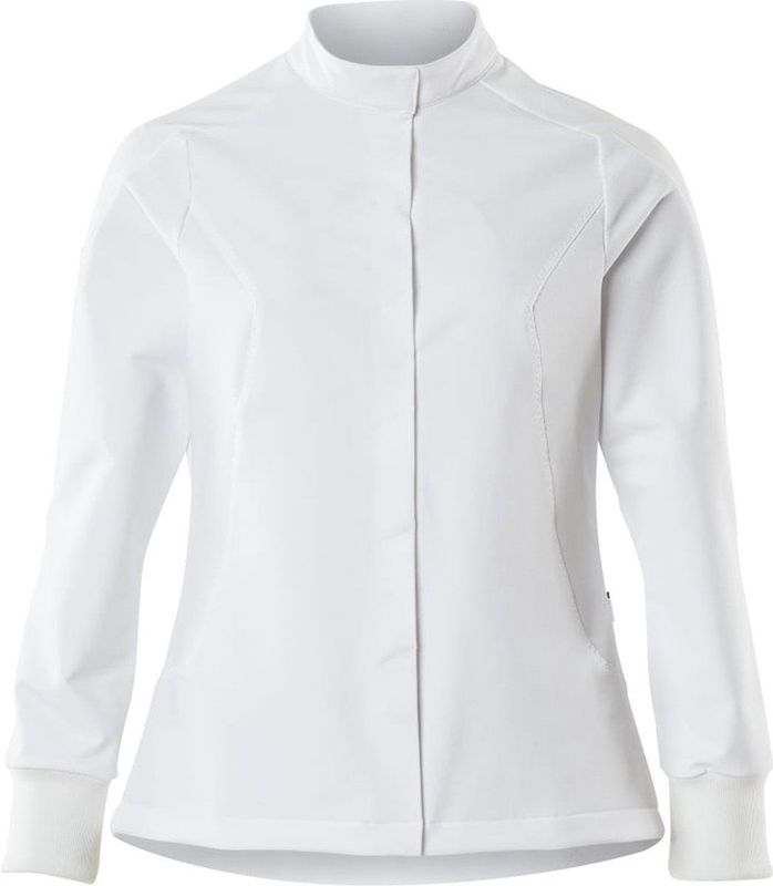 Mascot - Food & Care Jas - Wit - Polyester/Elastolefine - Speciaal Getailleerd Damesmodel