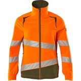 Mascot - 19008-511 - Dames Jas - Hi-Vis - Oranje/Mosgroen