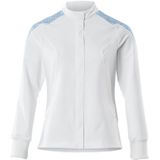 Mascot - Food & Care Jas - Wit/Kerriegeel - Polyester/Elastolefine - Speciaal Getailleerd Damesmodel