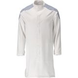 Mascot Food & Care Stofjas, lang 20154-511 - wit/helder blauw - 2XL