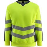 Premium - Fluorescerend - Sweater - Tweekleurig - 60% Polyester 40% Katoen
