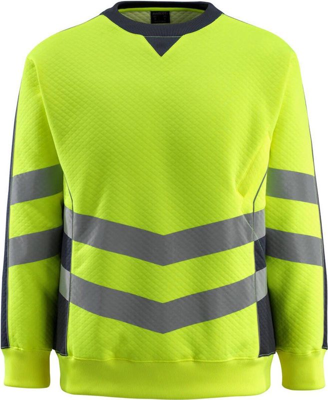 Premium - Fluorescerend - Sweater - Tweekleurig - 60% Polyester 40% Katoen