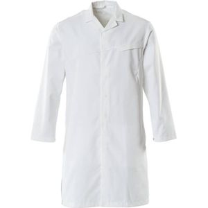 Mascot Food & Care Stofjas, lang 20354-442 - wit/helder groen - 3XL