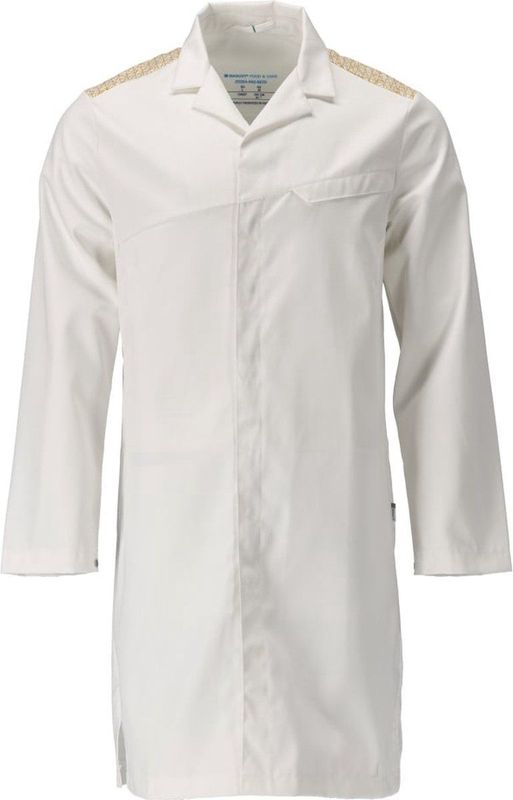 Mascot 20354-442 Stofjas, lang Wit/Kerriegeel maat 2XL