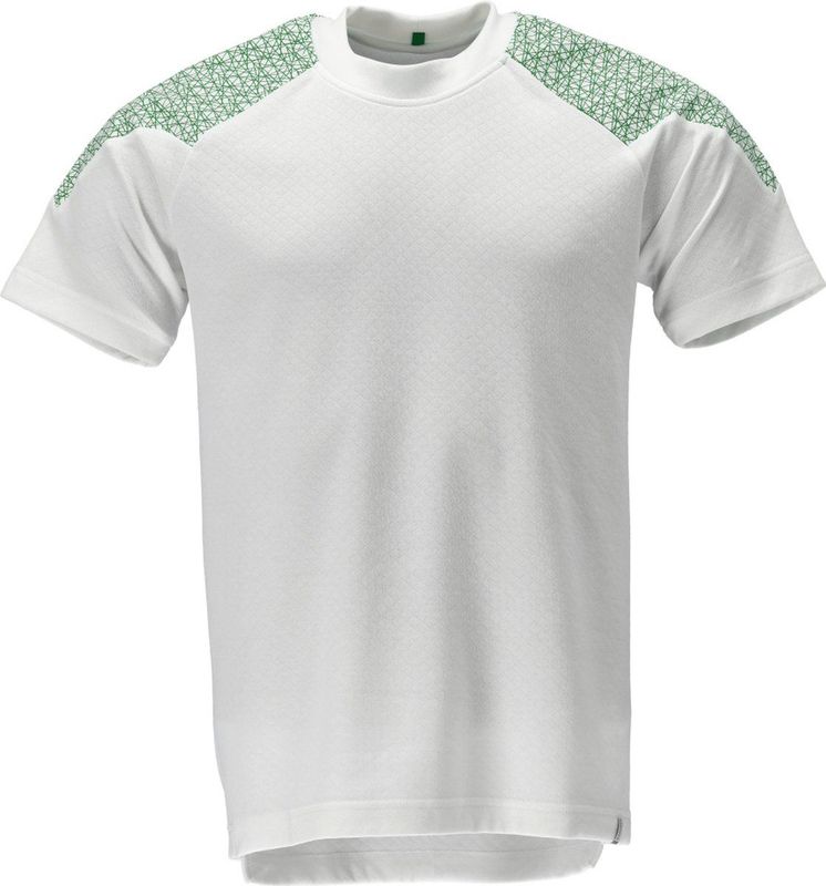 Mascot - Food & Care - T-shirt - Wit/Helder Groen - 80% Polyester/20% Katoen