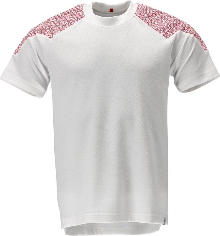Mascot Food Care T-shirt met korte mouwen 20082-933 - wit signaalrood
