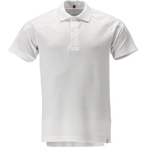 Poloshirt - Wit - Polyester/Katoen - Zacht en Slijtvast