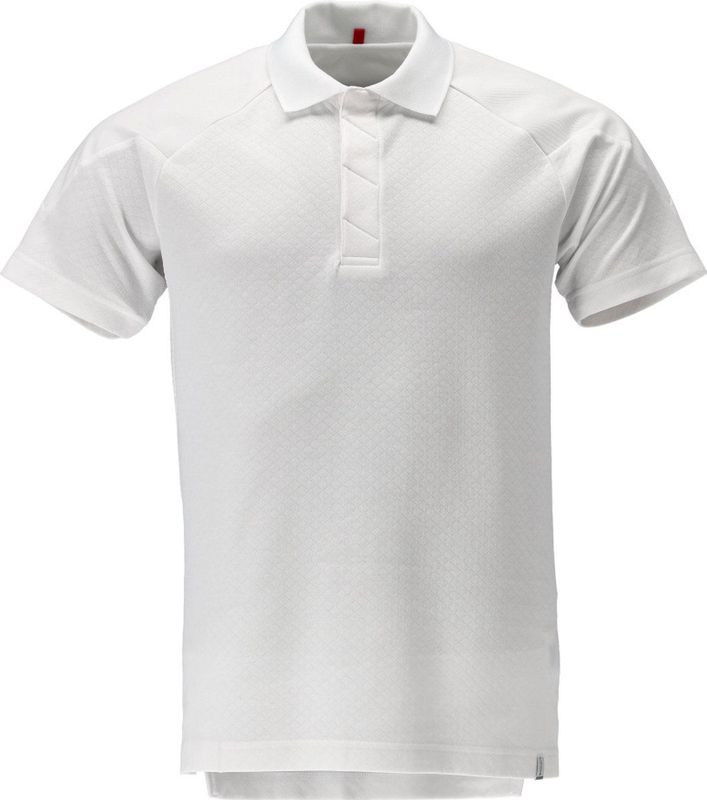 Poloshirt - Wit - Polyester/Katoen - Zacht en Slijtvast