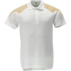 Mascot - Poloshirt 20083-933 - Wit/Kerriegeel - 80% Polyester/20% Katoen