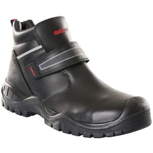 Mascot F0457-902-09 Footwear Industry S3 Veiligheidslaarzen met klittenbandsluiting voor veiligheidslaarzen, zwart, 48 maat
