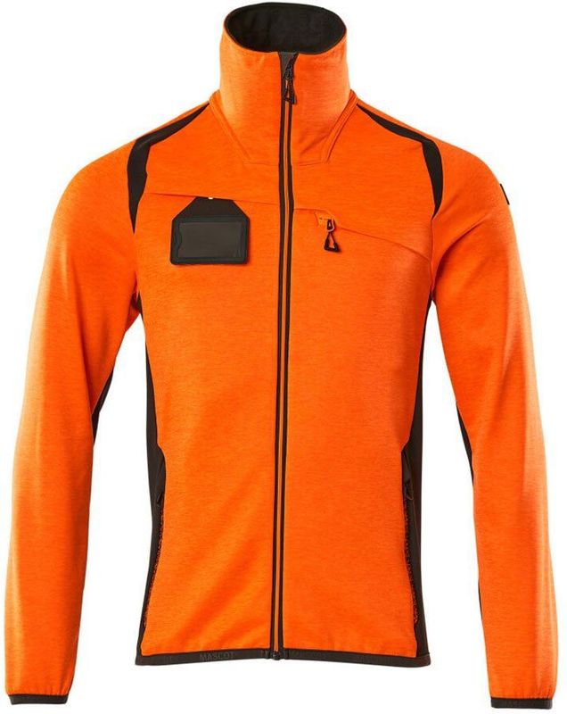 Mascot - 19403-316 - Fleecetrui met Rits - Hi-Vis Oranje/Donkerantraciet