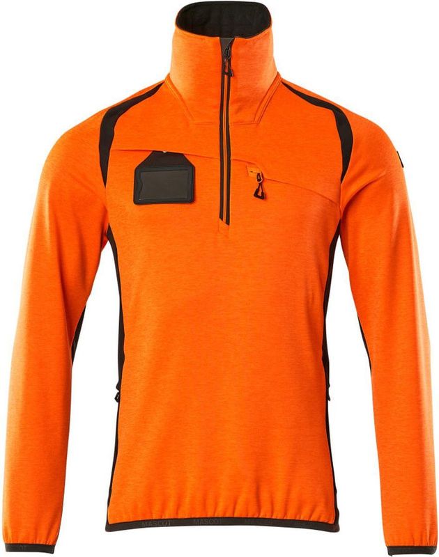 Mascot - Accelerate - Fleecetrui - Hi-Vis Oranje/Donkeraantraciet - 94% Polyester/6% Elastaan