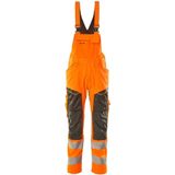 Mascot 19569-236 Amerikaanse overall met kniezakken Hi-Vis Oranje/Donkerantraciet maat 76C46
