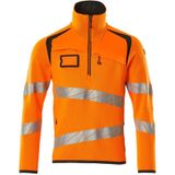 Mascot Accelerate Safe Gebreide trui met korte rits 19005-351 - hi-vis oranje/donkerantraciet