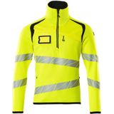 Mascot Accelerate Safe Gebreide trui met korte rits 19005-351 - hi-vis oranje/donkerantraciet