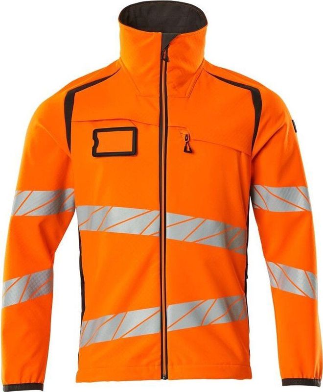 Mascot - 19002-143 Softshell Jas - Hi-Vis Oranje/Donkerantraciet - 100% Polyester