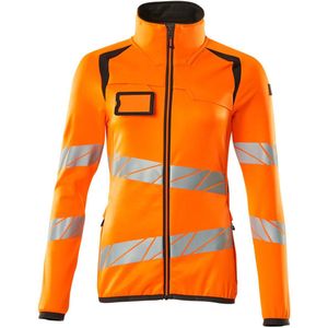Werkjack - Fluorescerend - Fleece - 94% Polyester/6% Elastaan - Hoge Kraag
