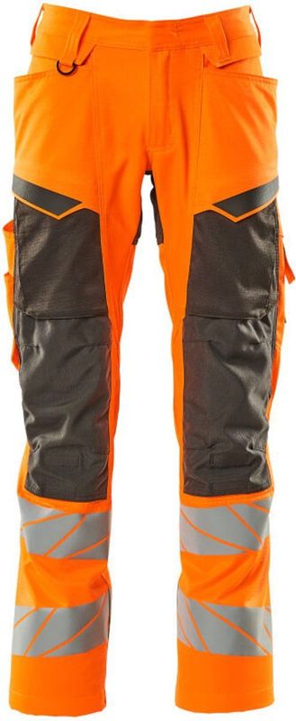Mascot Accelerate Safe Broek met kniezakken 19579-236 - hi-vis oranje/donkerantraciet