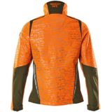 Mascot - Accelerate - Softshell Jas - Hi-Vis Oranje/Mosgroen