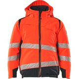Mascot Accelerate Safe Winterjas voor kinderen 19935-449 - hi-vis rood/donkermarine - 104