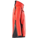 Mascot - 19903-316 - Fleecetrui - Hi-Vis Rood/Donkermarine - 94% Polyester/6% Elastaan