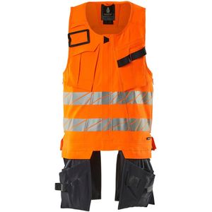 Mascot - 19589-711 Gereedschapsvest - Hi-Vis Oranje/Donkermarine - Waterafstotend - ULTIMATE STRETCH