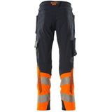 Mascot - Accelerate Safe Broek - Donkermarine/Hi-Vis Oranje - CORDURA® Versterking - Stretchstof