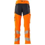 Mascot - Accelerate Safe Broek - Hi-Vis Oranje/Donkermarine - Stretchstof - Kniezakken