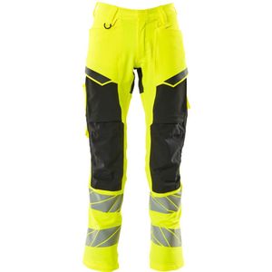 Mascot - Accelerate Safe Broek - Hi-Vis Geel/Zwart - Met Kniezakken