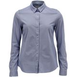 Overhemd - Stretch - Katoen/Gerecycled Polyester - Piqué - Damespasvorm