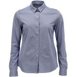 Overhemd - Stretch - Katoen/Gerecycled Polyester - Piqué - Damespasvorm