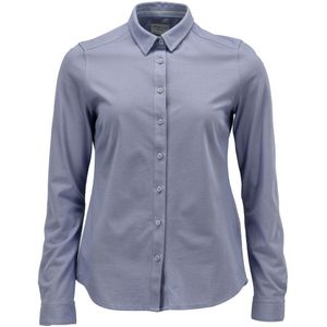 Overhemd - Stretch - Katoen/Gerecycled Polyester - Piqué - Damespasvorm