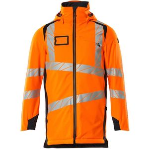 Mascot - Accelerate - Parka - Hi-Vis Oranje/Donkermarine - Ademend, Wind- en Waterdicht, 100% Polyester