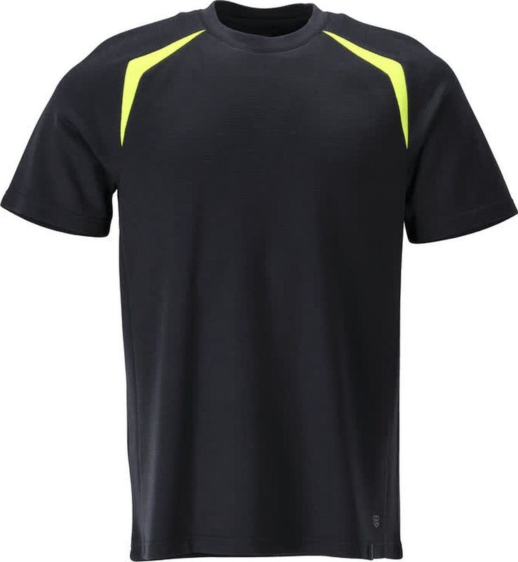 Mascot Accelerate Multisafe T-shirt 21582-327 - donkermarine hi-vis geel
