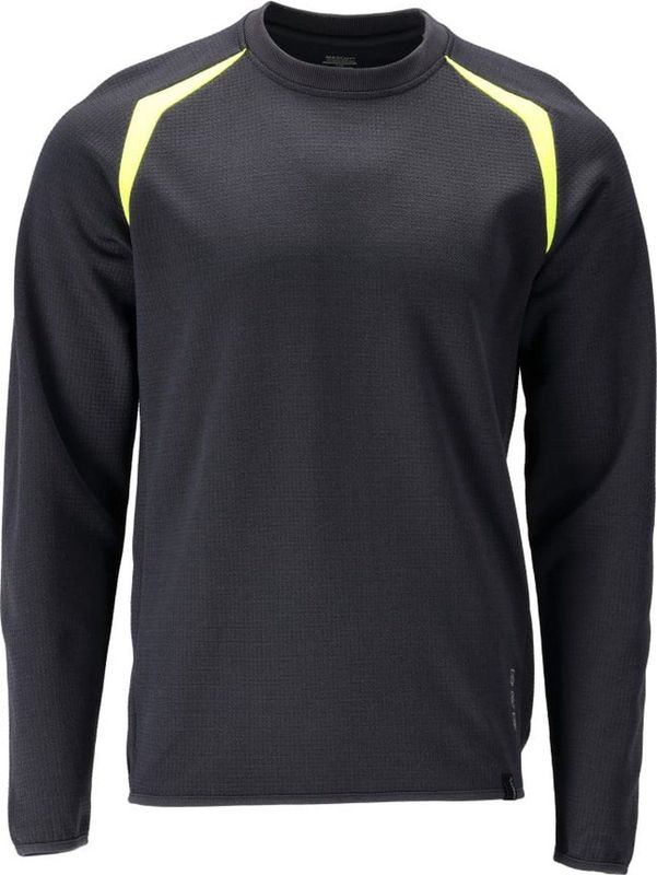 Mascot Accelerate Multisafe Sweatshirt 21584-337 - donkermarine/hi-vis geel