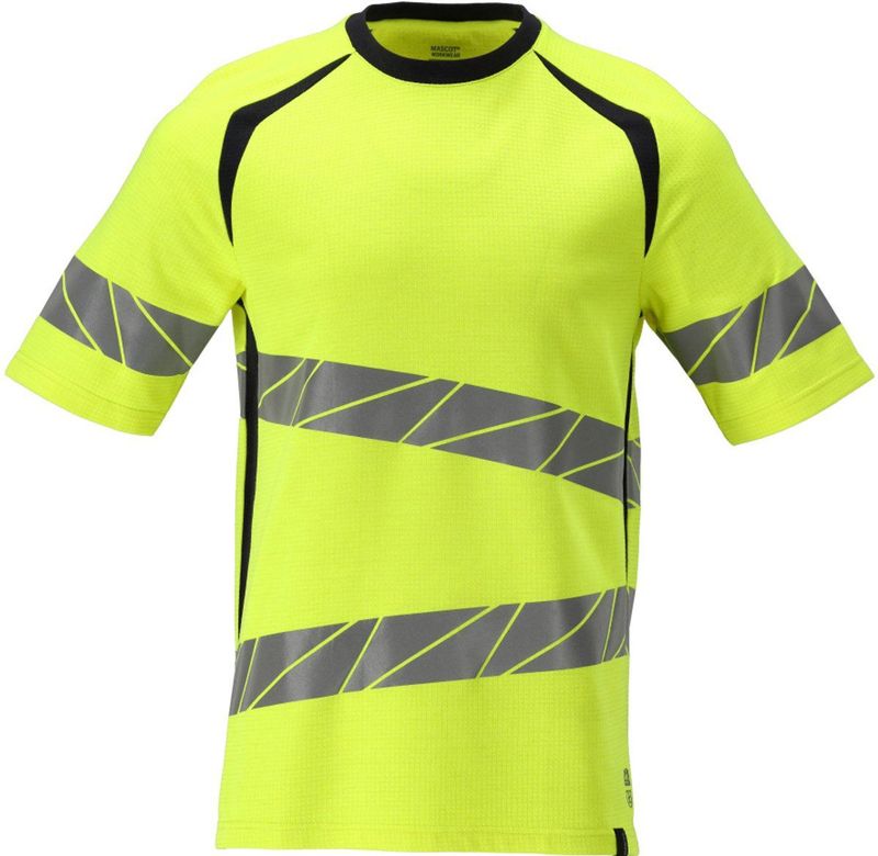 Mascot - Accelerate Multisafe T-shirt - Hi-Vis Geel/Donkermarine - Katoen