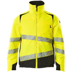 Mascot - Accelerate - Winterjas - Hi-Vis Geel/Zwart - Ademend, Winddicht, Waterafstotend, 100% Polyester