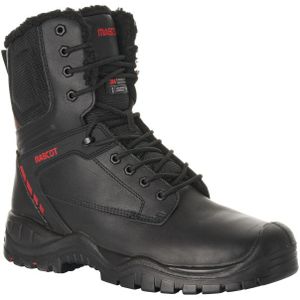 Sicherheitsstiefel S3 mit Schnürsenkel Sicherheitsstiefel S3 Sicherheitsschuhe Gr. 47, schwarz - Mascot