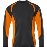 Mascot Accelerate Safe Sweatshirt 22084-781 - donkermarine/hi-vis oranje