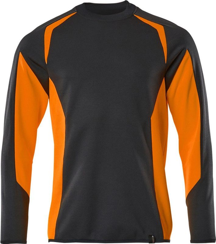 Mascot Accelerate Safe Sweatshirt 22084-781 - donkermarine/hi-vis oranje