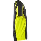 T-shirt - Tweekleurig - Polyester/Katoen - Fluorescerende Contrastkleur