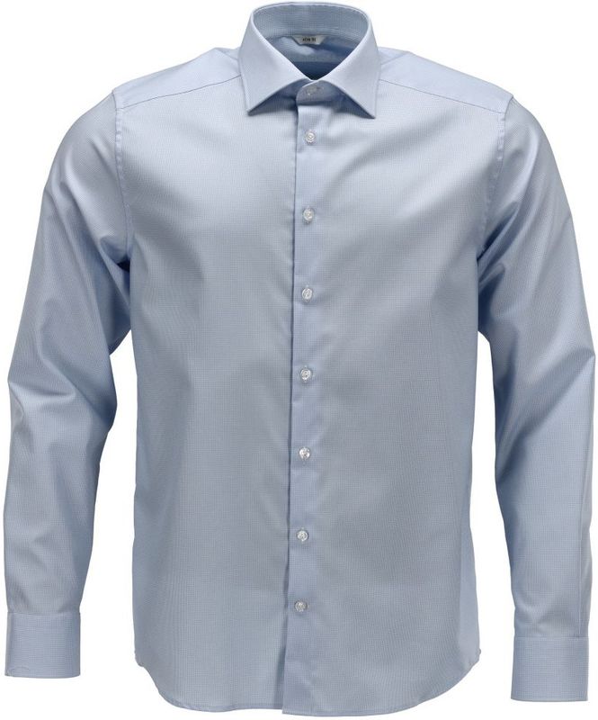 Mascot - Frontline Overhemd - Lichtblauw/Wit Geruit - 100% Katoen