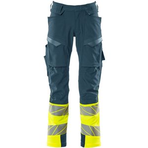 Werkbroek - Stretchstof - Zwart - Polyester/Elastolefine - Waterafstotend