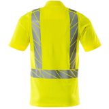Poloshirt - Fluorescerend - Katoen/Polyester - Moderne Pasvorm - Reflectiestrepen