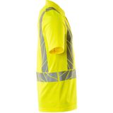 Poloshirt - Fluorescerend - Katoen/Polyester - Moderne Pasvorm - Reflectiestrepen