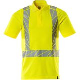 Poloshirt - Fluorescerend - Katoen/Polyester - Moderne Pasvorm - Reflectiestrepen